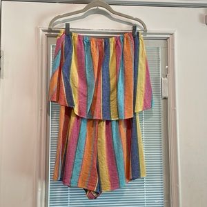 SMYM Strapless Romper